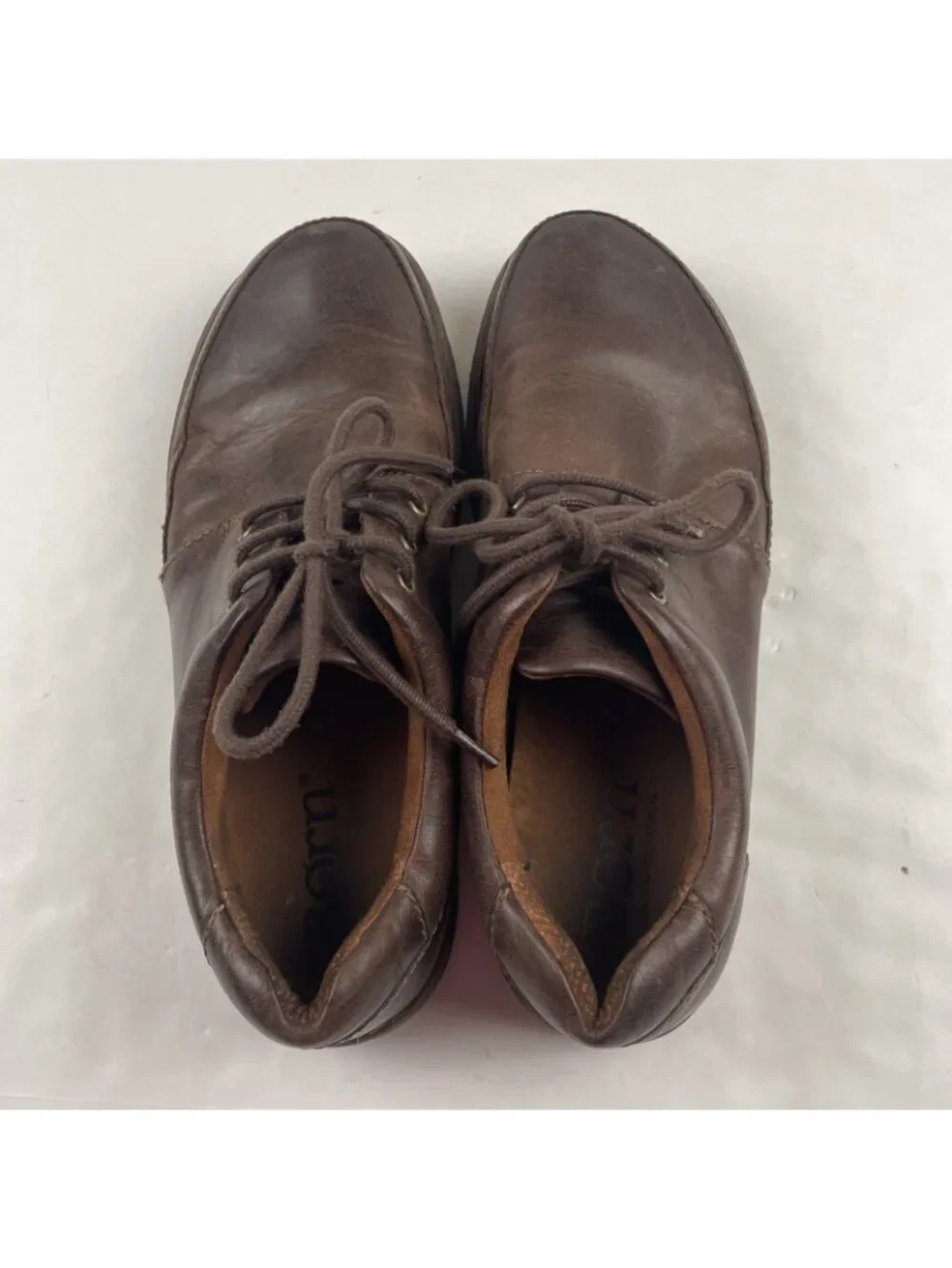 Born Nigel 3-Eye Shoes Men’s Size 9M Brown Leather Oxford Comfort Casual Lace-Up